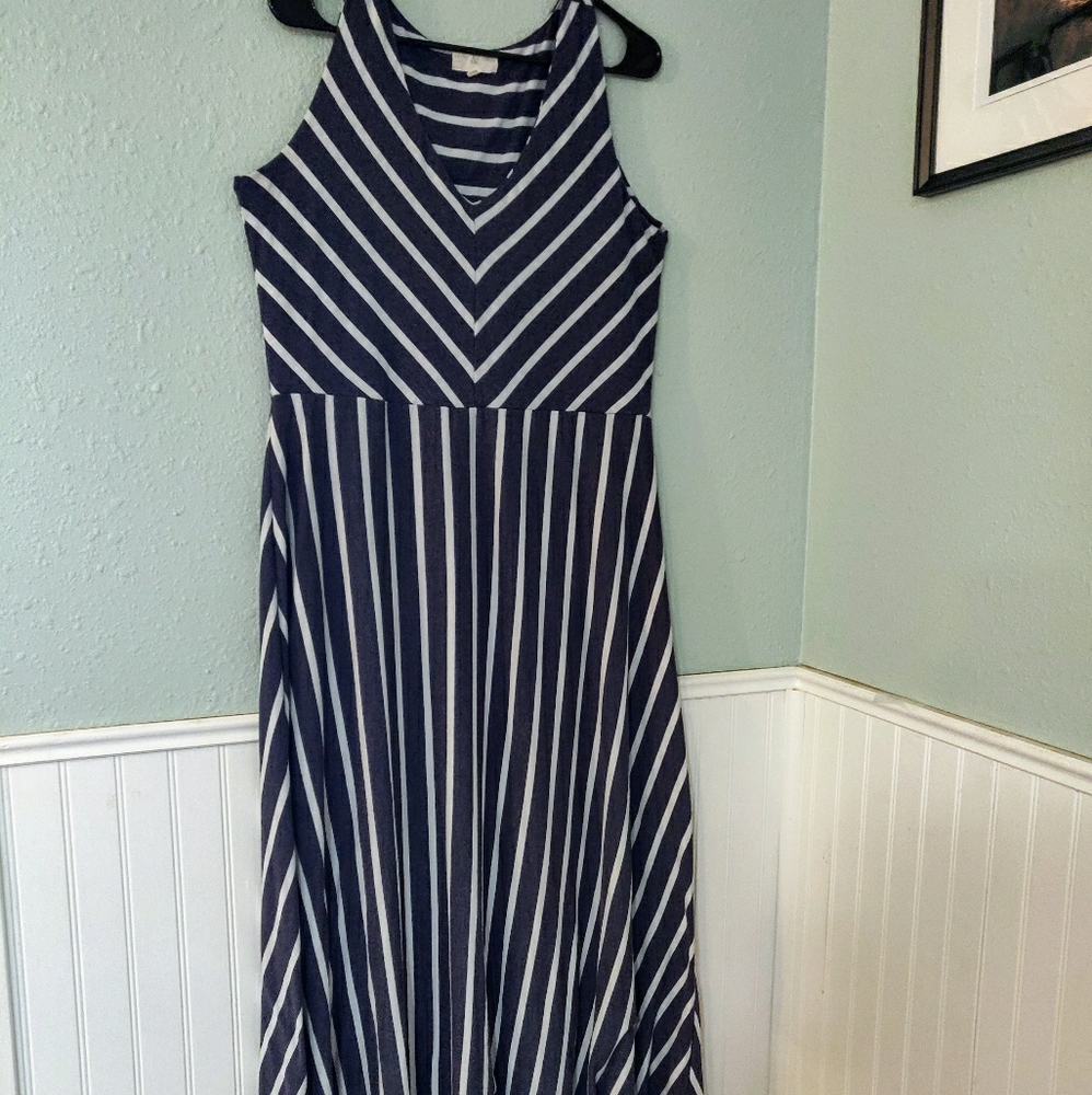 Striped Maxi Dress